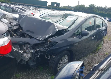 2012 Toyota Prius Plug-In из США, поврежденный, VIN JTDKN3DP8C3026819